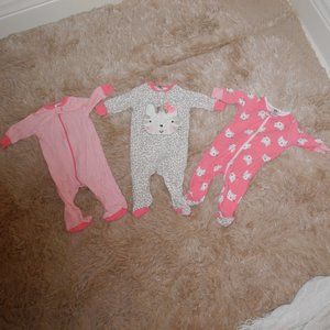 Set of 3 Cotton Sleepers